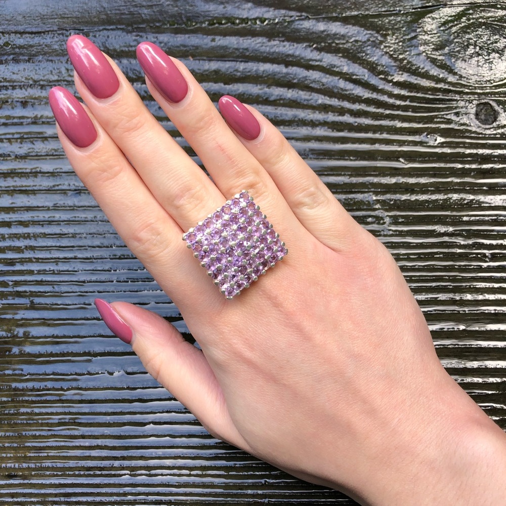 Sterling Silver & Amethyst Ring
